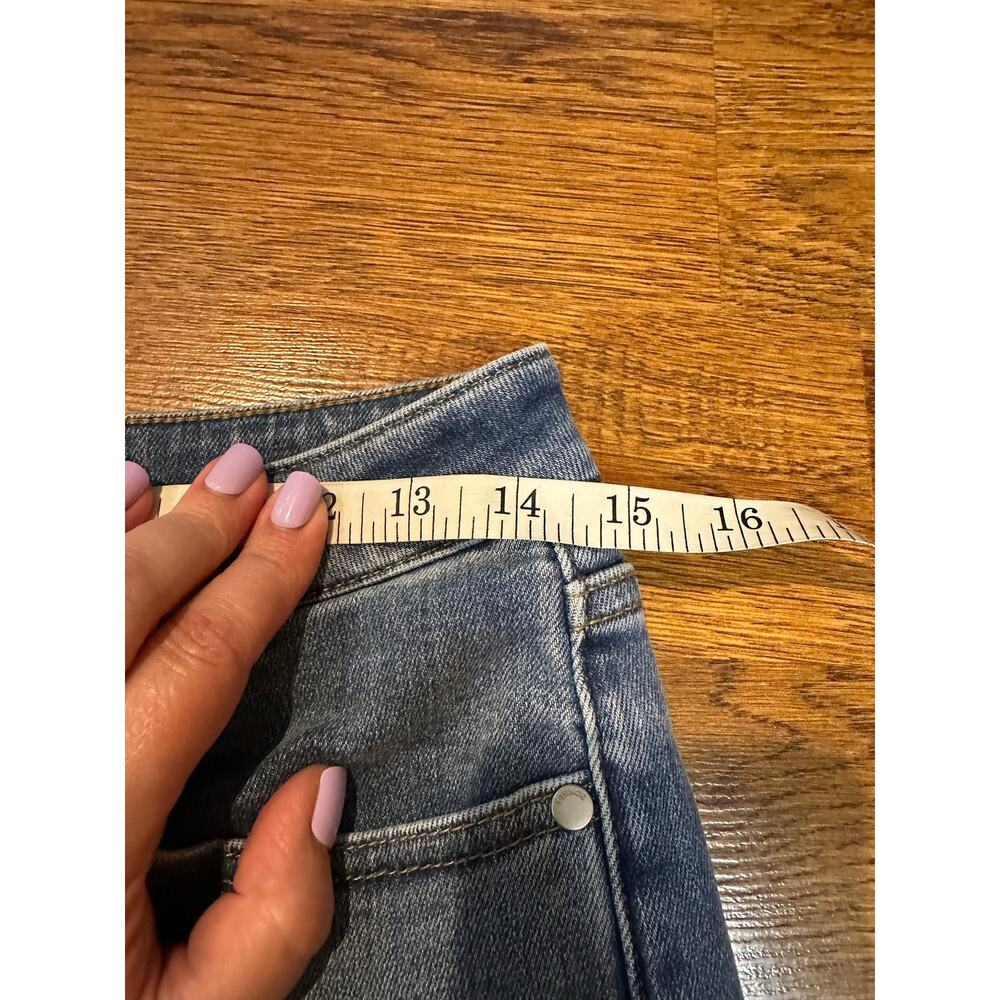 Quince Organic Cotton High Rise Straight Jeans Women’s 29 Medium Wash Stretch - Picture 7 of 9